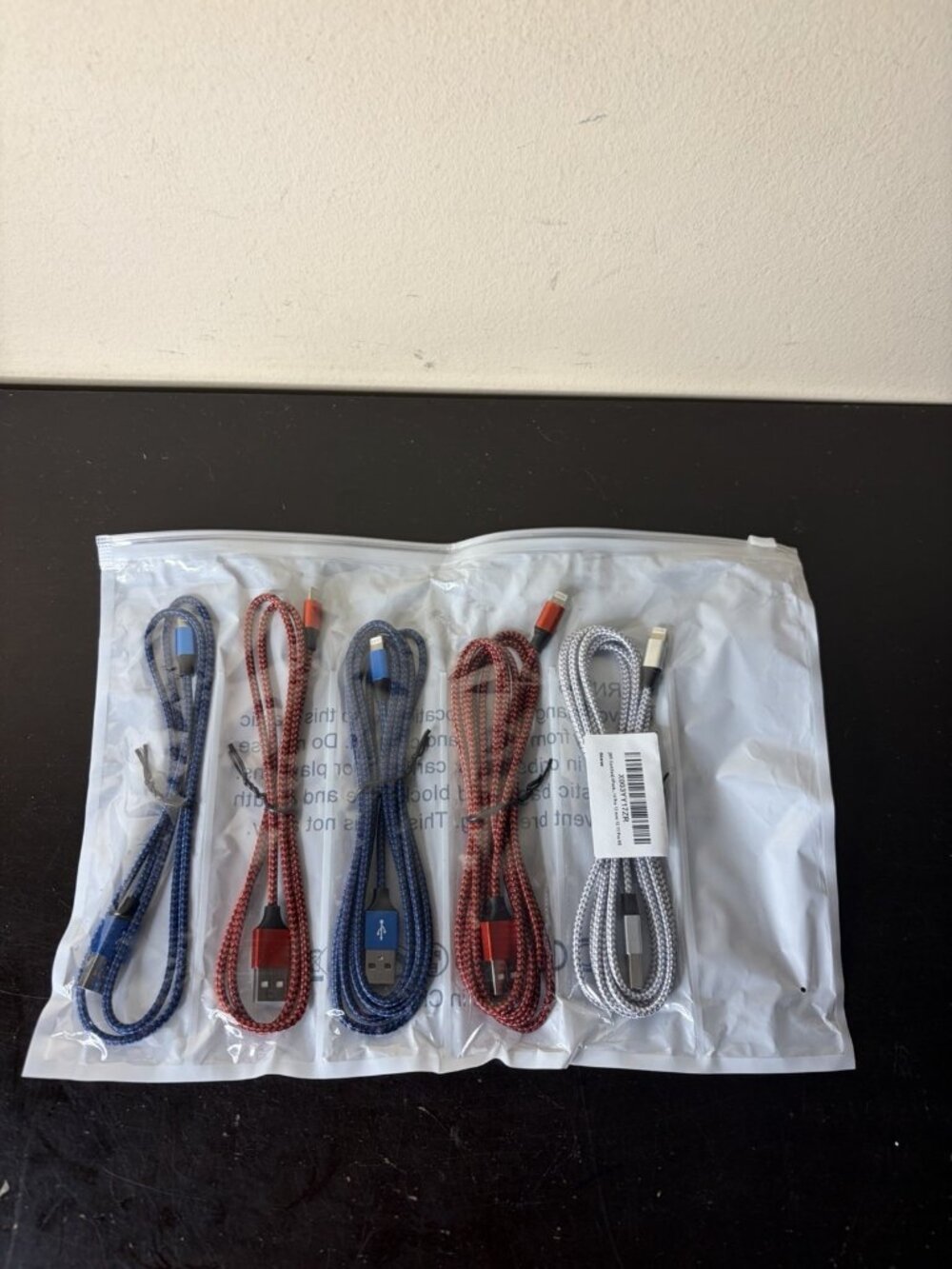 Lot Of 5  Fast Charging To USB iPhone Chargers Cables New
